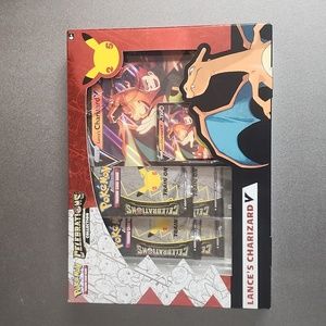 Pokémon TCG: Celebrations Collection Box [Dark Sylveon V or Lance's Charizard V